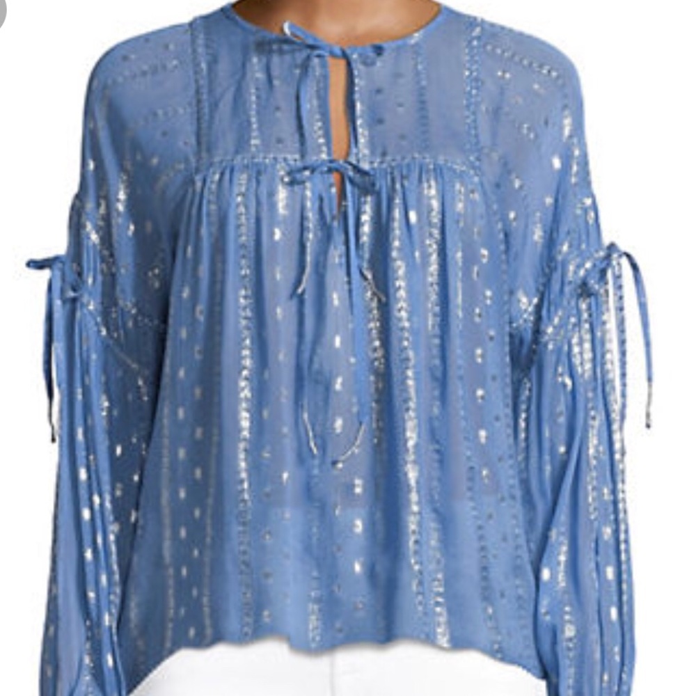 NWT saylor Marah Boho Top -size Large